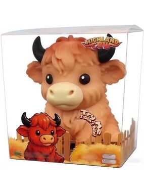 Highland Cow Squihy Jumbo New Release Sealed -TikTok Viral/Trending NIB 🐂